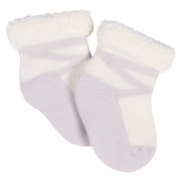 12-Pack Baby Girls Lavender Garden Terry Wiggle Proof? Socks